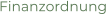Finanzordnung